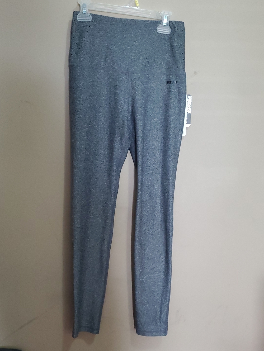 Rbx Heather Gray High-Waist Leggings Size Small